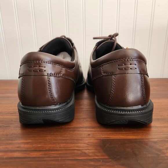 Nunn Bush Men\'s‎ Size 11 Wide Fit Kore Dark Brown Comfort Dress Shoes New main image 9